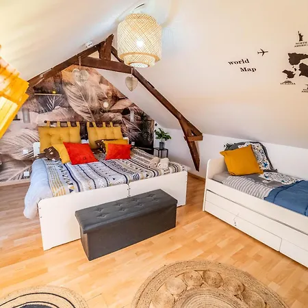 Szálloda Maison Familiale Terrasse Jacuzzi Parking Gratuit 20personnes 10min D'honfleur 3*