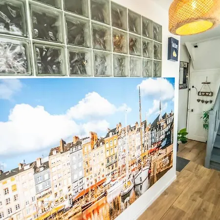 Szálloda Maison Familiale Terrasse Jacuzzi Parking Gratuit 20personnes 10min D'honfleur Équemauville